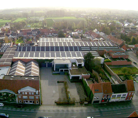 Luchtfoto Kortrijkstraat (vanaf 1992)